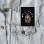 Badge le café est le tout des questions (Insitu)
