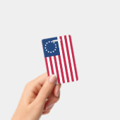 Badge Le Cercle des étoiles, drapeau américain par Betsy (Manuel / portable)