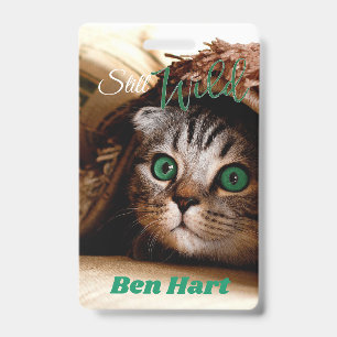 Badge Le chat est toujours sauvage