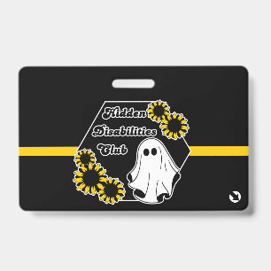 Badge le club de l'invisibilité cachée avec coordonnées
