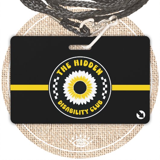 Badge le club d'invisibilité caché avec les coordonnées