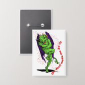 Badge Le diable m'a fait faire ça ! (Recto/Verso)