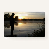 Badge Le matin du pêcheur (Devant)