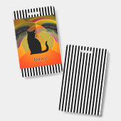 Badge Le monde des chats (Avant & arrière)