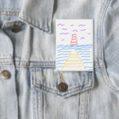 Badge Le phare et la jetée (Insitu)