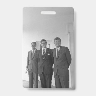 Badge Le président John Kennedy et les frères American C