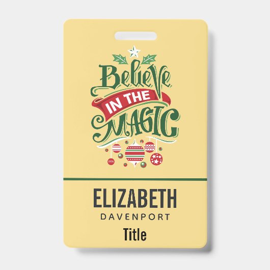 Badge Le Typographe du Magic Christmas (Avant)