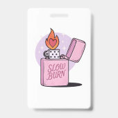 Badge Lecteur de combustion lente (Arrière)