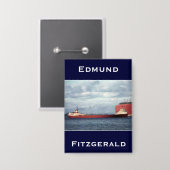 Badge L'Edmund Fitzgerald (Recto/Verso)