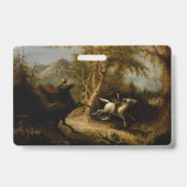 Badge Légende du cavalier sans tête fantôme d'Halloween (Arrière)