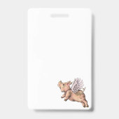 Badge Les cochons volent (Arrière)