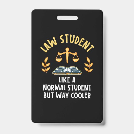 Badge Les étudiants en droit sont plus cool (Avant)