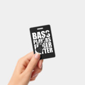 Badge Les joueurs de basse mieux doigts (Manuel / portable)