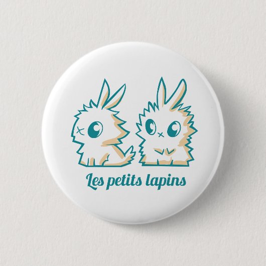 Badge Les petits lapins (Devant)