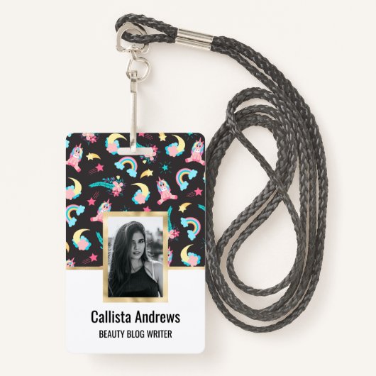 Badge Les Stars de la Florale (Devant avec lanière)