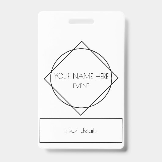 Badge létard géométrique (Avant)