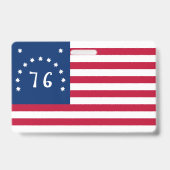Badge L'Étendard de Bennington : le 76 drapeau de batail (Arrière)