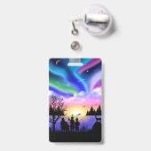 Badge L'étreinte de la nature (Arrière avec rétractable)