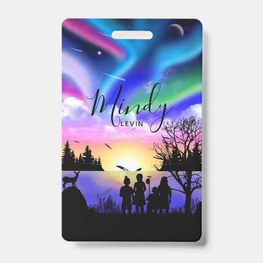 Badge L'étreinte de la nature (Avant)