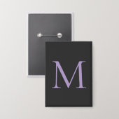 BADGE LETTRE INITIALE MINIME MOYENNE (Recto/Verso)