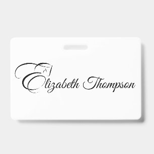 Badge Lettre monogramme E Horse