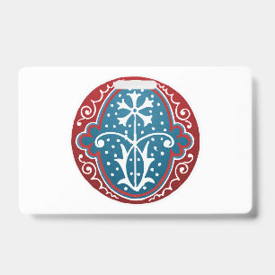 Badge Lettre "O" Broderie Élégante