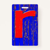 Badge Lettre r (Dos)