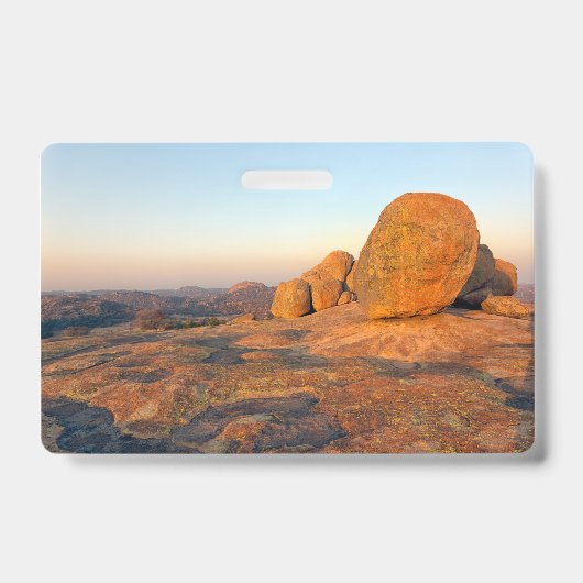 Badge Lever de soleil sur les collines de Matobo (Avant)