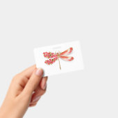 Badge libellule de fleurs avec sakura de bijoux (Manuel / portable)