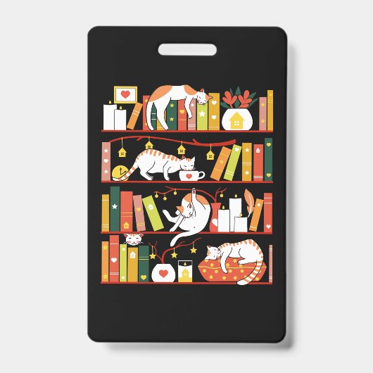 Badge Library cats autumn colour version (Face)
