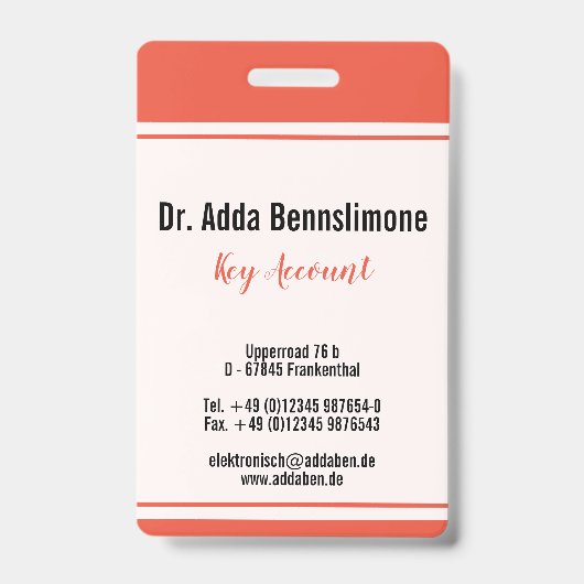 Badge Lignes Série Rouge (Avant)