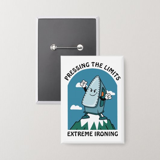 Badge Limites de pression Fer Fer Drôle Extrême (Recto/Verso)
