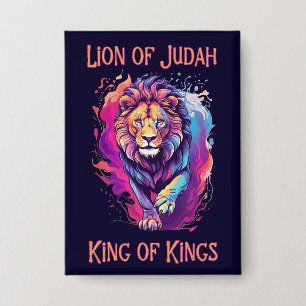 Badge Lion de Juda foi chrétienne Jésus Don