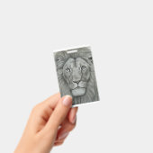Badge Lion Majestueux (Manuel / portable)