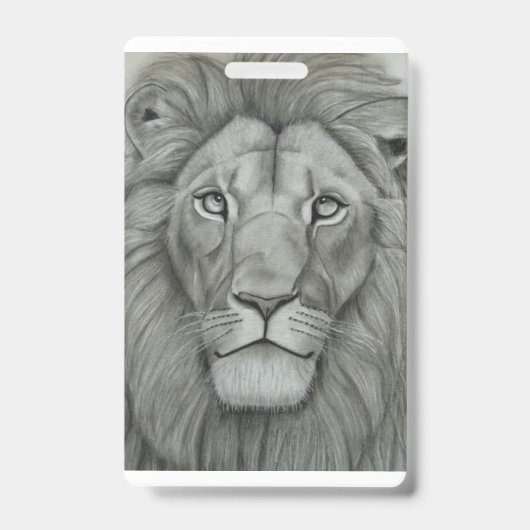 Badge Lion Majestueux (Avant)
