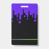 Badge Liquide d'identification WAP en violet et vert per (Dos)