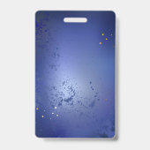 Badge Lis d'or sur fond bleu (Arrière)