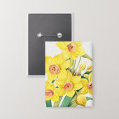 Badge Lis sacré chinois, Pierre-Joseph Redouté,  (Recto/Verso)