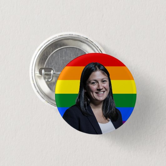 Badge Lisa Nandy LGBT (Devant & derrière)