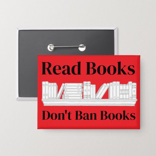 Badge Lisez des livres, n'interdisez pas les livres (Recto/Verso)
