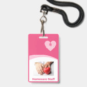 Badge Liviys Cares Logo (Front with Lanyard)