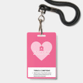 Badge Liviys Cares Logo (Back with Lanyard)