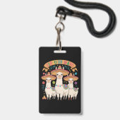 Badge Llama Funny Cinco De Mayo Fête (Front with Lanyard)