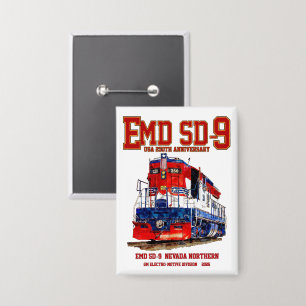Badge Locomotive EMD SD-9 USA 250e anniversaire du patri
