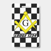 Badge Loge maçonnique (Dos)