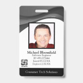 Badge Logiciel d'ordinateur moderne Société Réparation I (Avant)