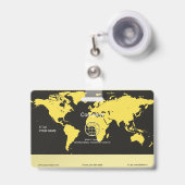 Badge Logistique (Face avec clip rétractable)