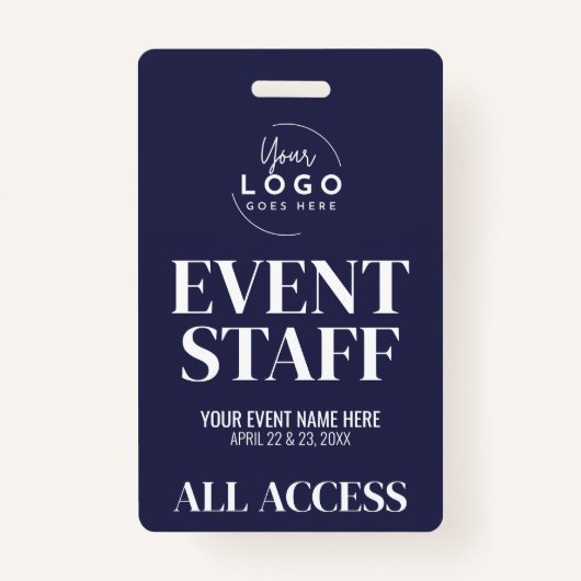 Badge Logo All Access VIP Event Staff (Devant)