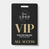 Badge Logo Black Gold VIP Event (Avant)