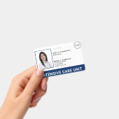 Badge Logo bleu de l'hôpital Médicale Navy (Handheld)